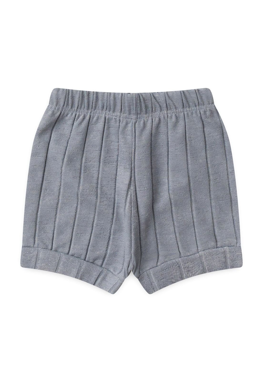 Detalhe: Shorts balon&ecirc; do Conjunto Blusa e Shorts Milano Ame Kids, cor Cinza