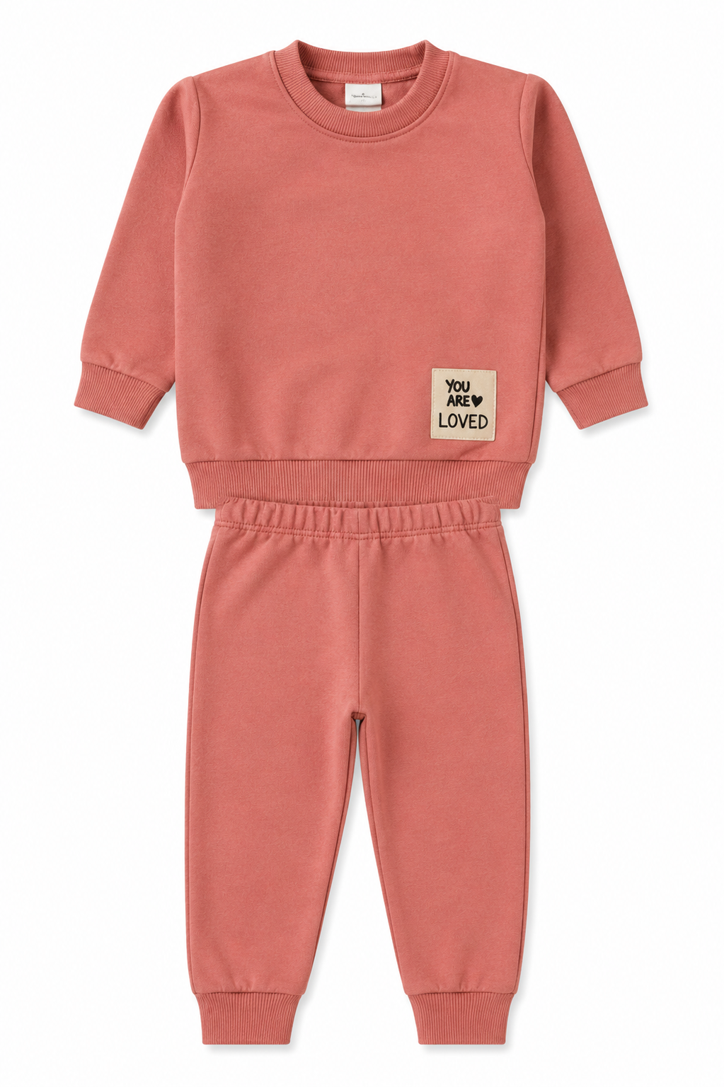 Detalhe: Conjunto combinando do Conjunto Blusa e Cal&ccedil;a de Moletom Ame Kids, cor Ros&ecirc;